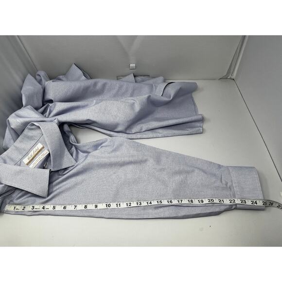 Gold Label Roundtree & York Non-Iron Long Sleeve size 17/36 Pre-Owned with stain - Picture 11 of 11